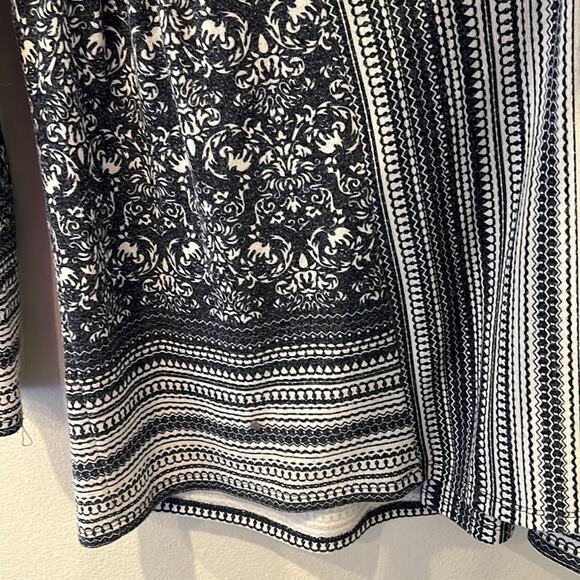 Dalia blue printed babydoll waist cardigan - S - Picture 3 of 7